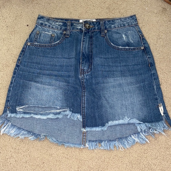 One Teaspoon denim skirt, size 26 - Picture 1 of 3